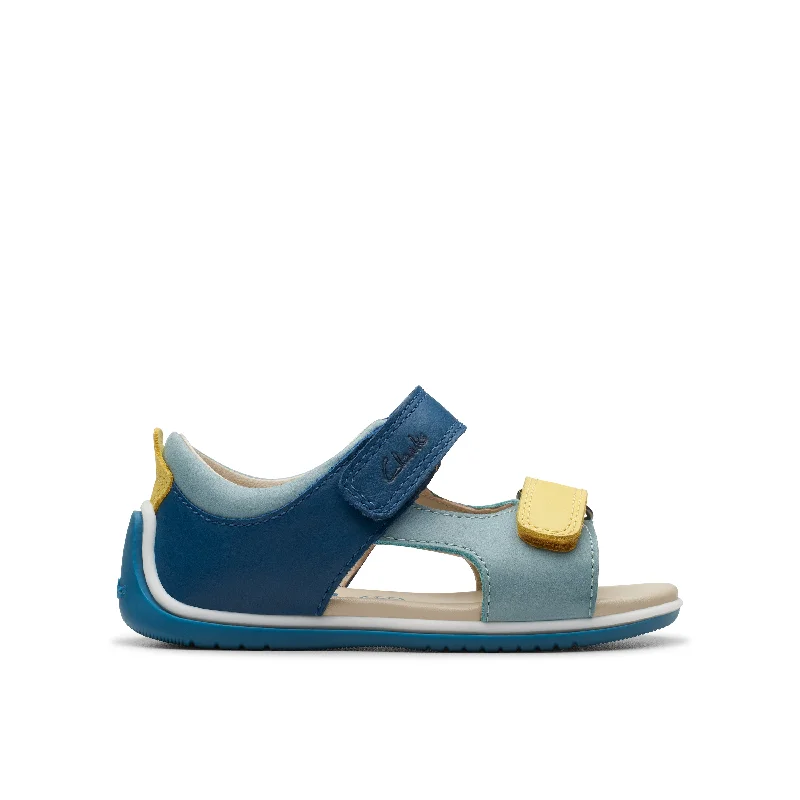 Clarks Taco Sea T Boys Blue Sandal