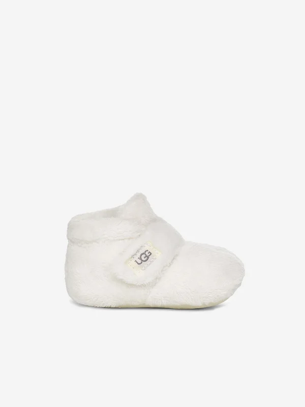 UGG Baby Bixbee Booties in Ivory