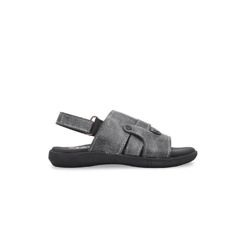 Boys Grey Formal Sandal KD9467