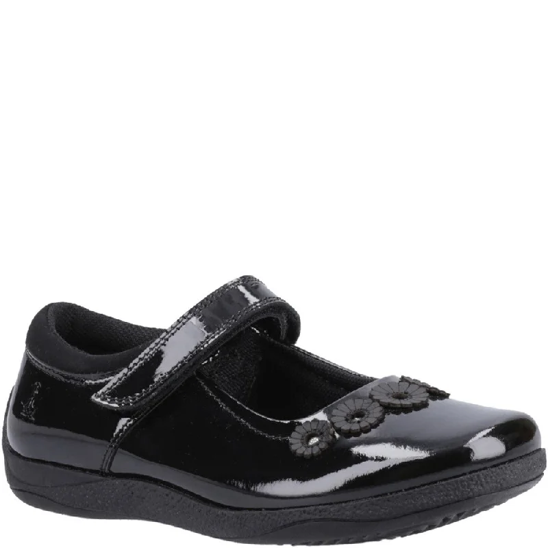 Hush Puppies Christina Patent Senior School Shoes