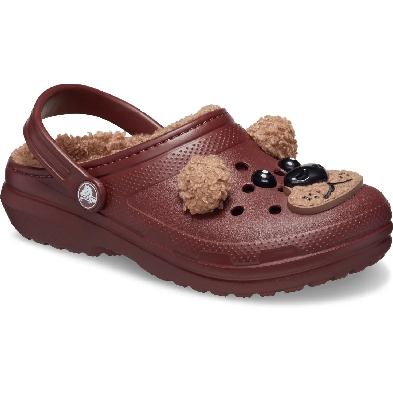 Crocs Dark Clay Classic Lined IAM Brown Bear Clog T