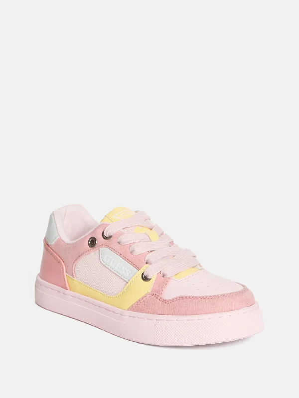 Ella Color-Block Low-Top Sneakers