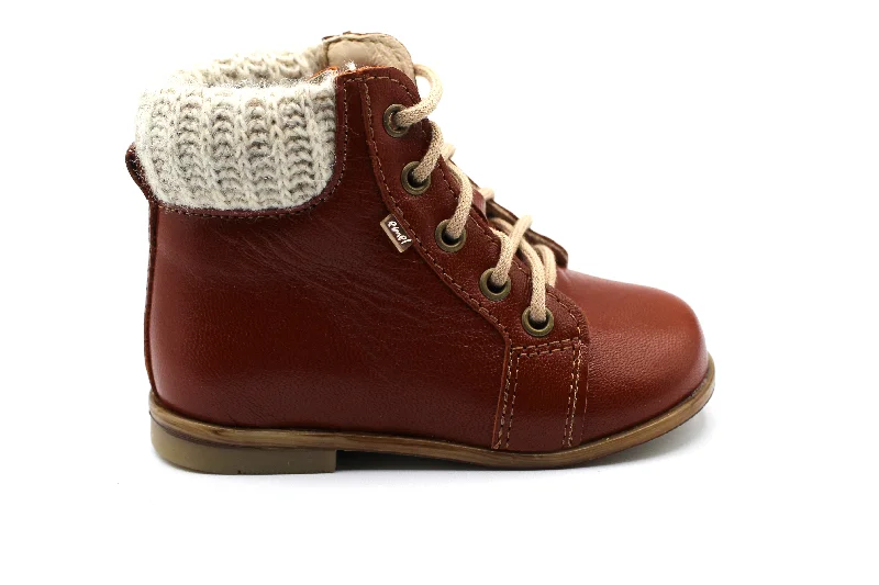 Emel Cognac Sock Bootie