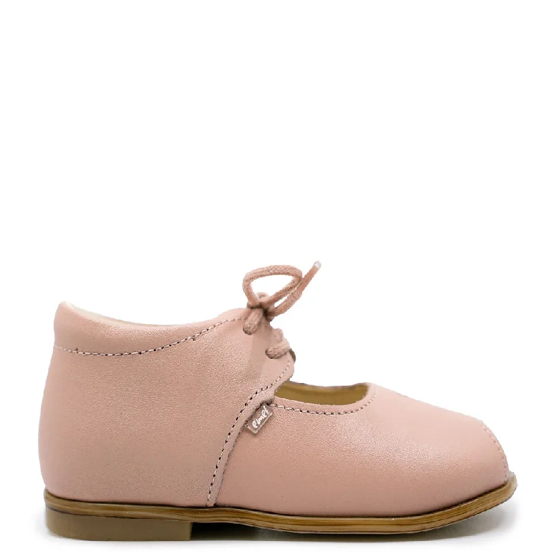 Emel Nude Pink Heart Open Toe Baby Shoe