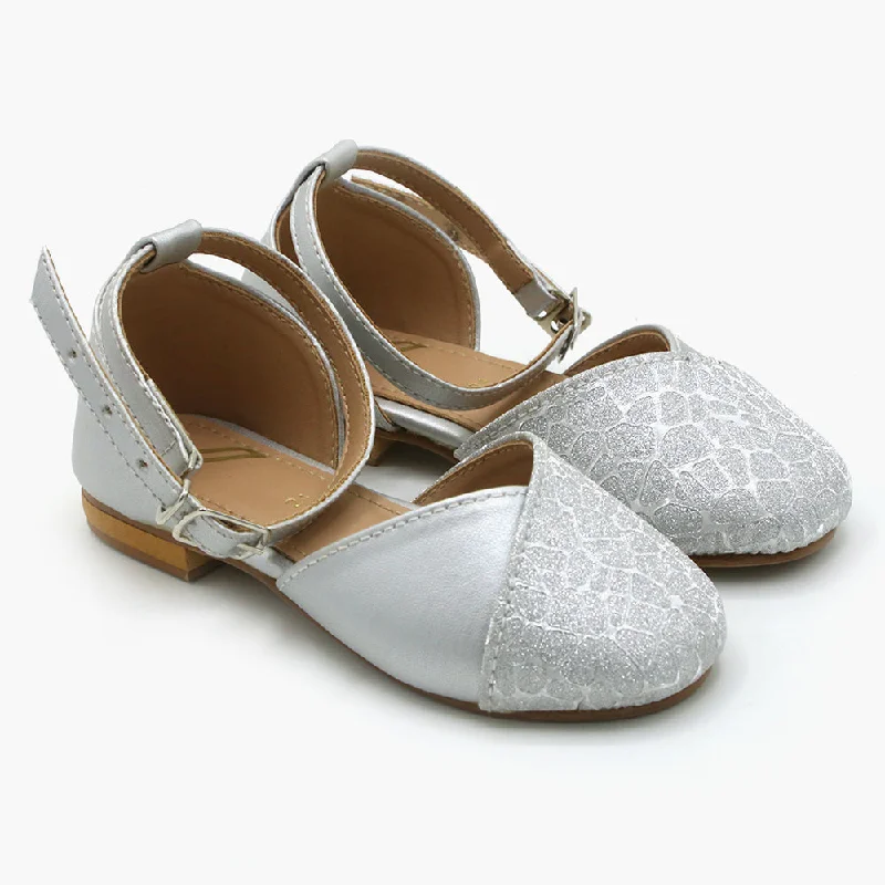 Girls Banto Sandal - Silver