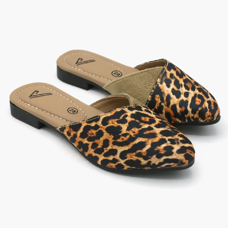 Girls Banto Slipper - Fawn