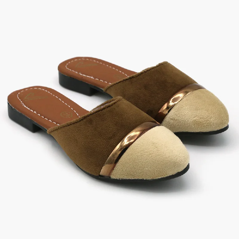 Girls Banto Slipper - Mustard