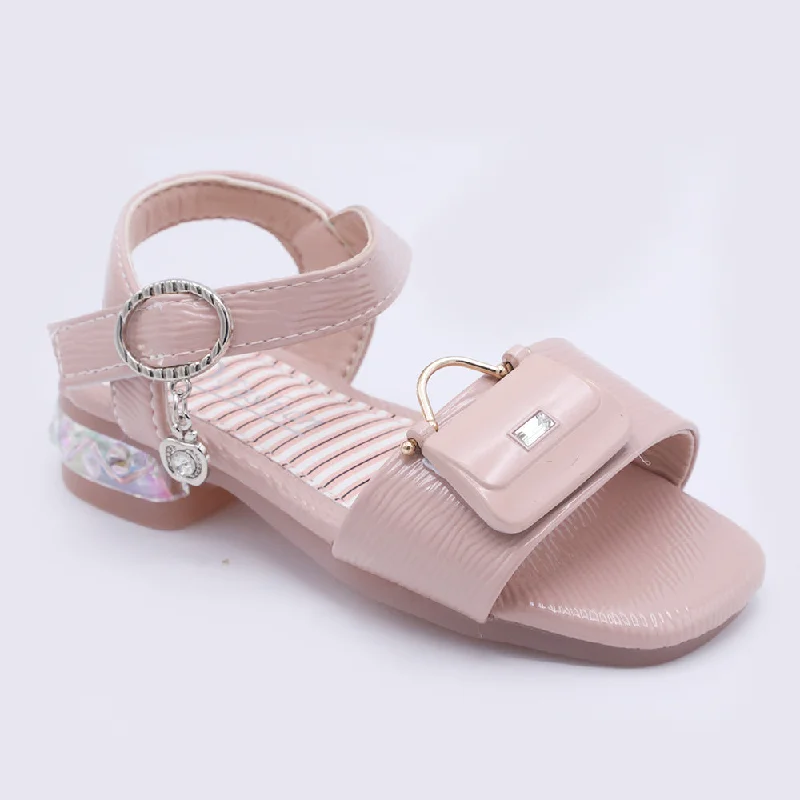 Girls Heels - Peach