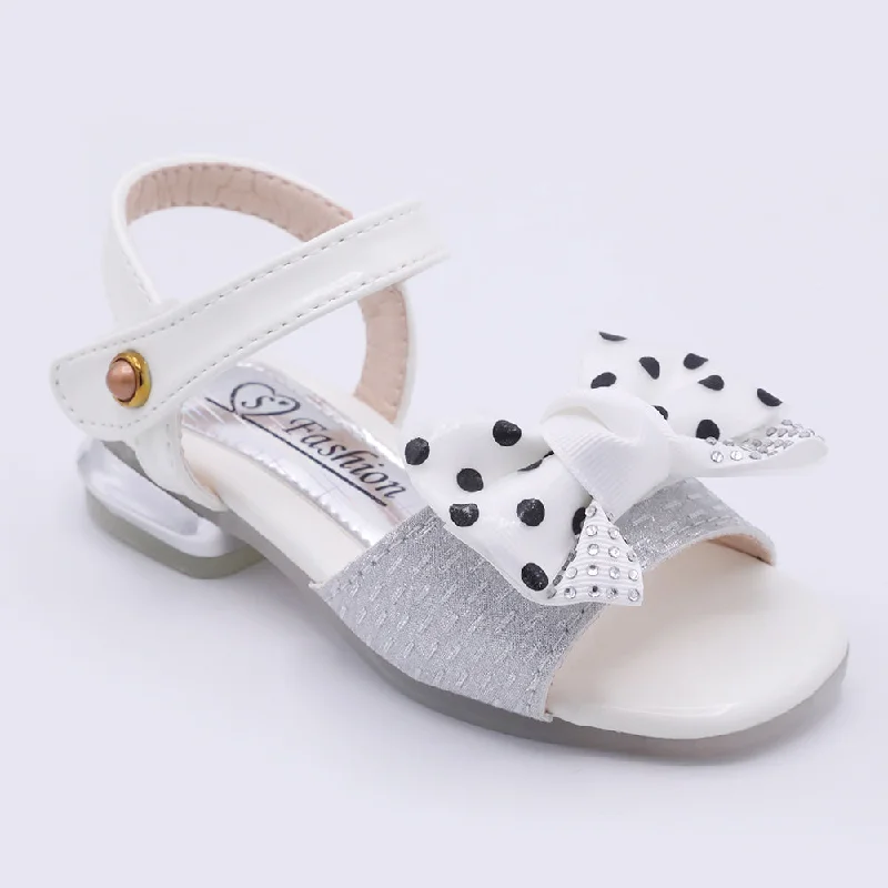 Girls Heels - White