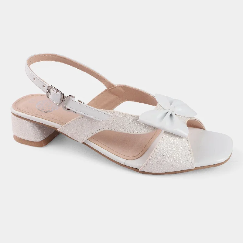 Girls Sandal 456-57-White