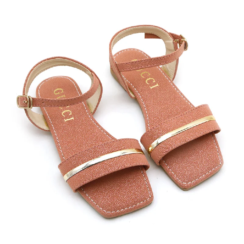 Girls Sandal - Peach