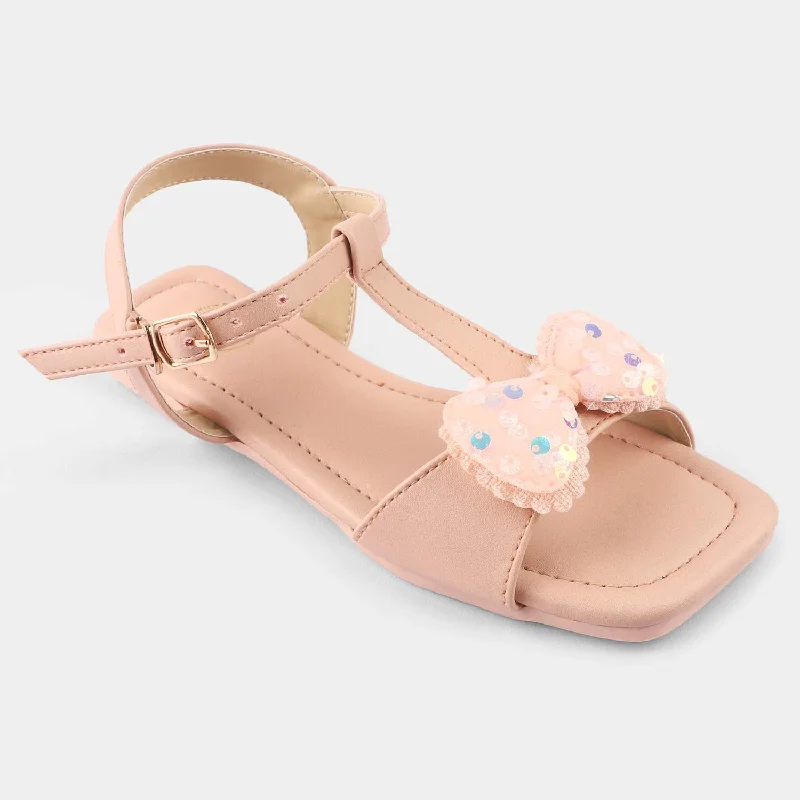 Girls Sandal U-K04-Peach