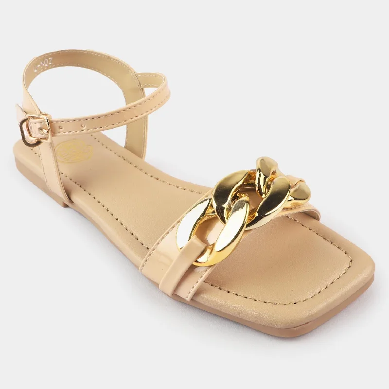 Girls Sandal U-K07-Fawn