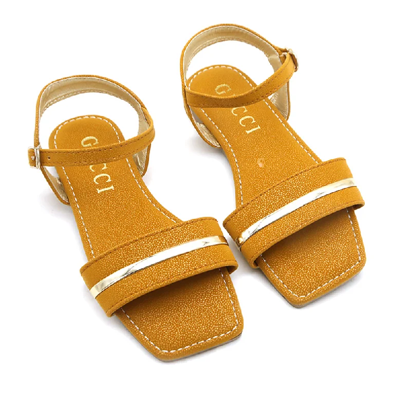 Girls Sandal - Yellow