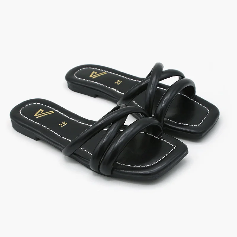 Girls Slipper - Black