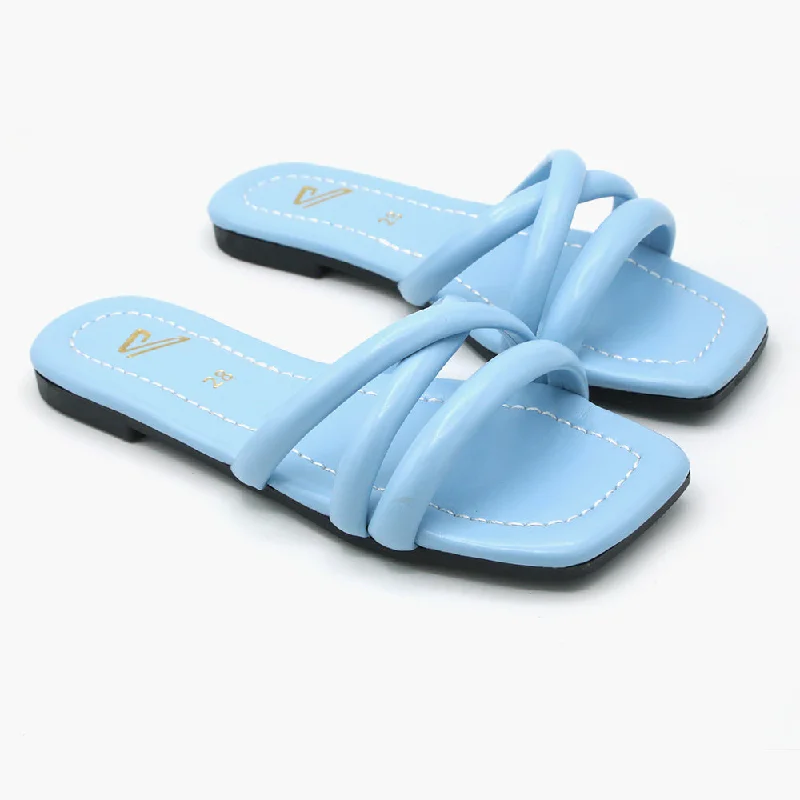 Girls Slipper - Cyan