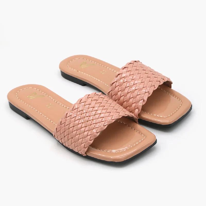 Girls Slipper - Peach