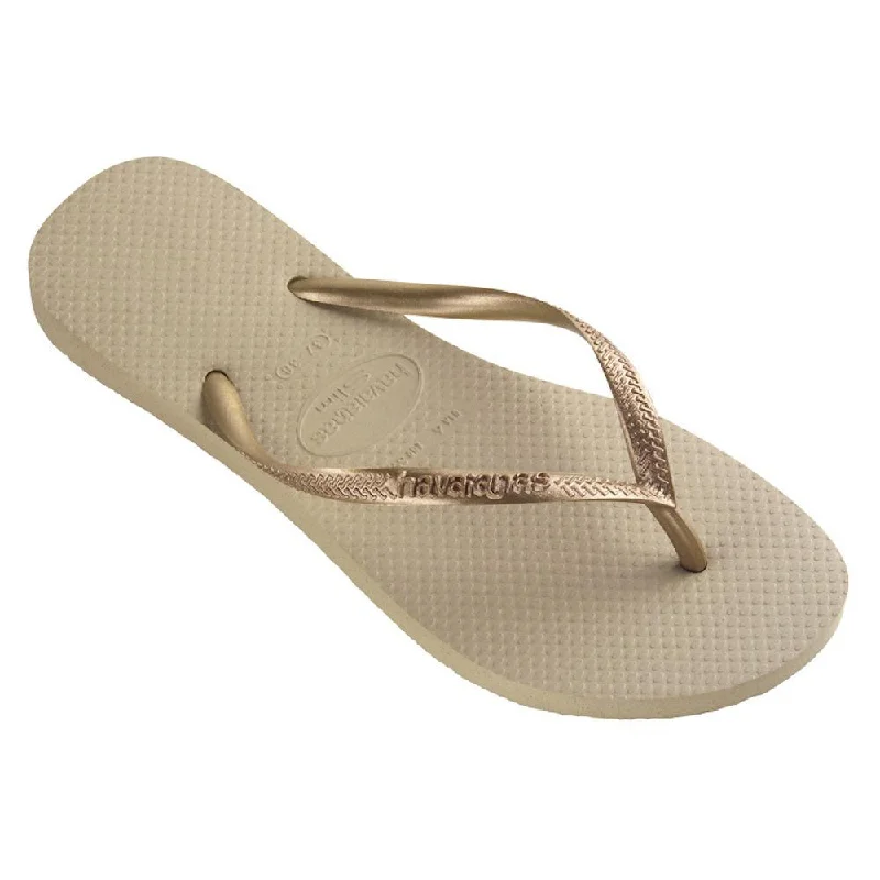 Havaianas Girl's Slim Grey/Gold