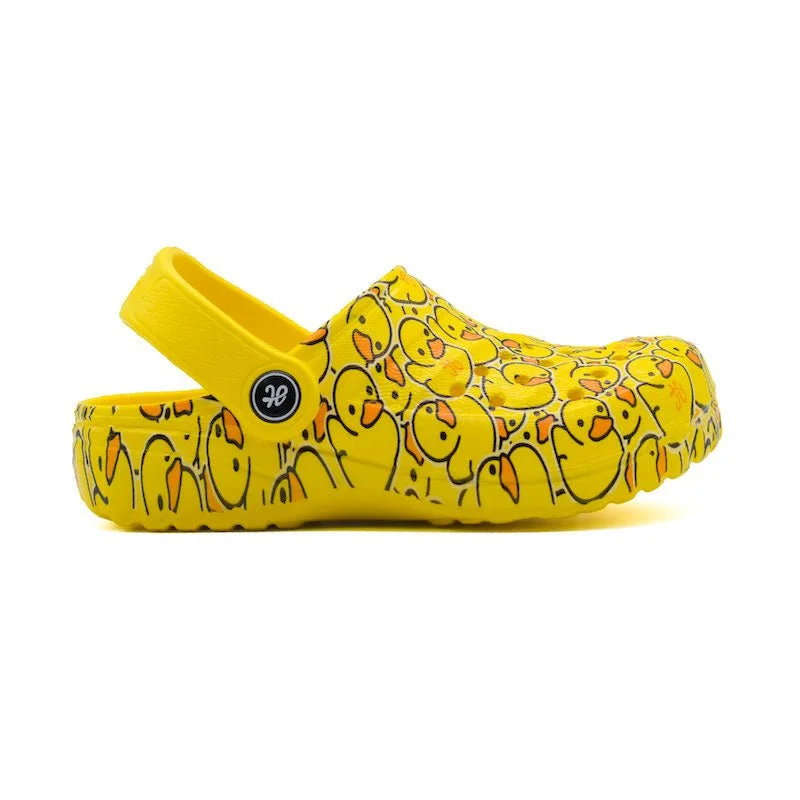 Hippies Print - Yellow Duck