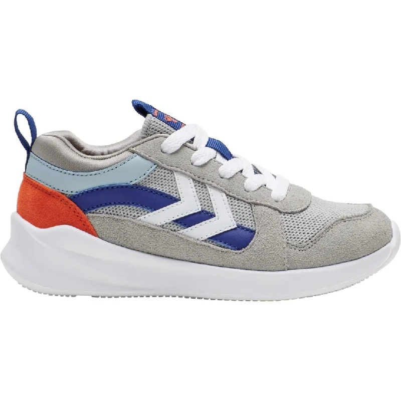 Hummel Kids Trainers | Bounce Jnr | Light Grey