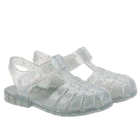 Igor 10329-386 Clasica Cristal Sandals, Tr.Transparente Multi Glitter