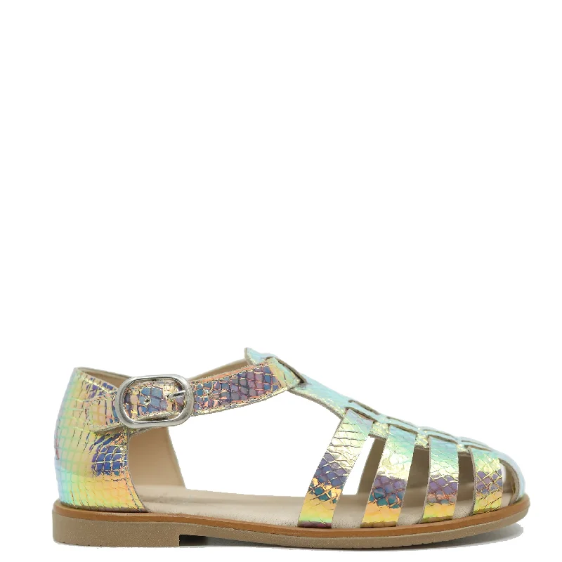 Manuela Iridescent Gladiator Sandal