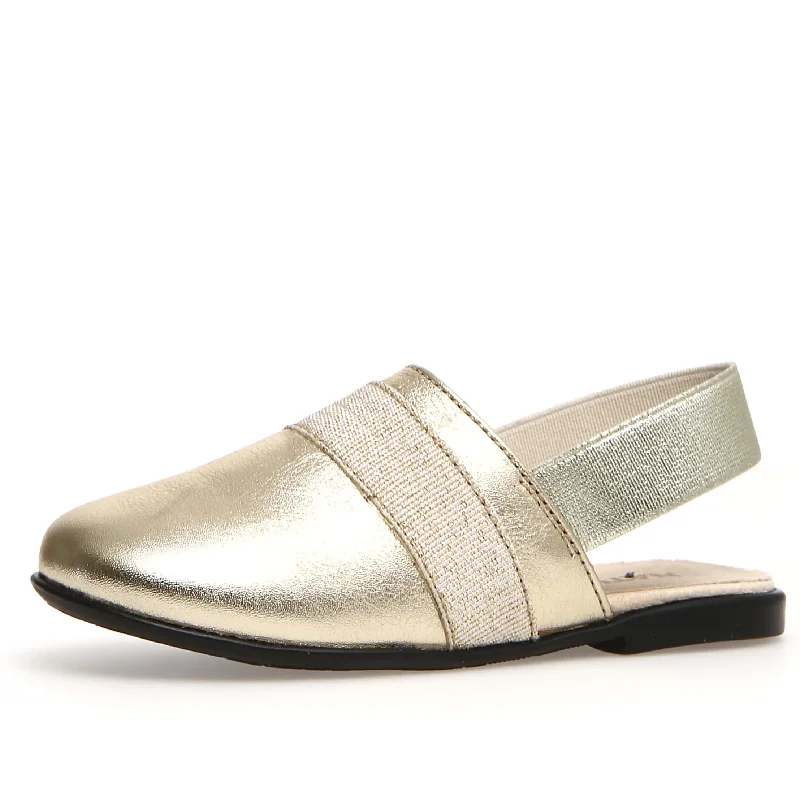 Naturino Evry Girl's Dress Shoes - Metallic Platinum