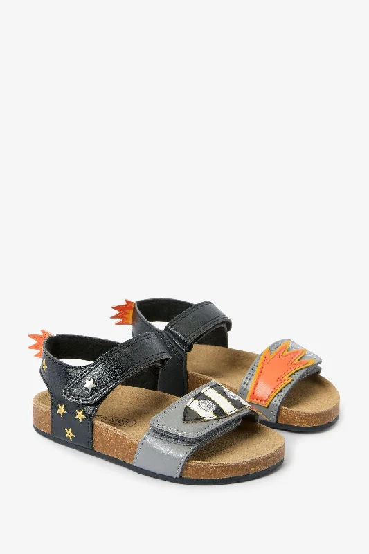 Next Monochrome Corkbed Sandals Younger Boys Sandals