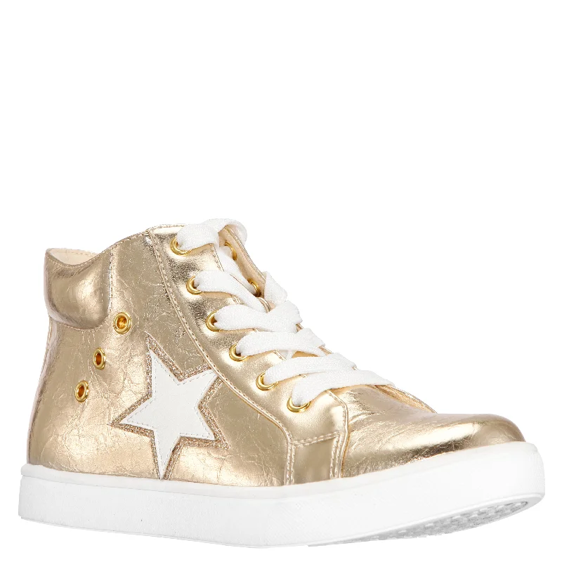 Camber Hi-Top Sneaker - Platino Gold