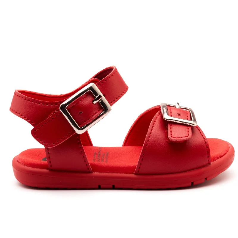 Old Soles Girl's 9503 Fresh Cut Sandals - Rojo / Rojo Sole