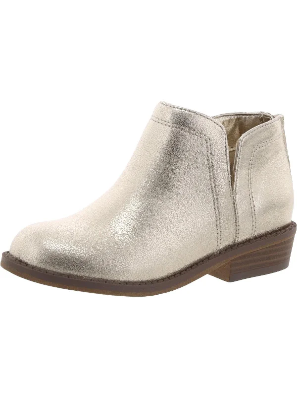 Olympia Girls Leather Ankle Boots