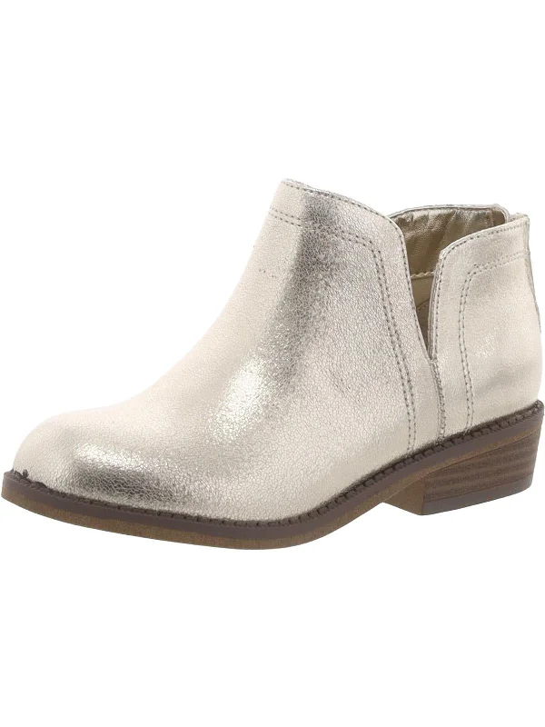 Olympia Girls Metallic Booties