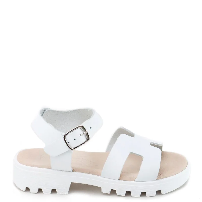 Papanatas White H Sandal