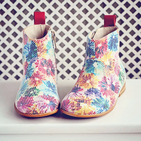 PèPè Girls Ipanema Flowers Boot