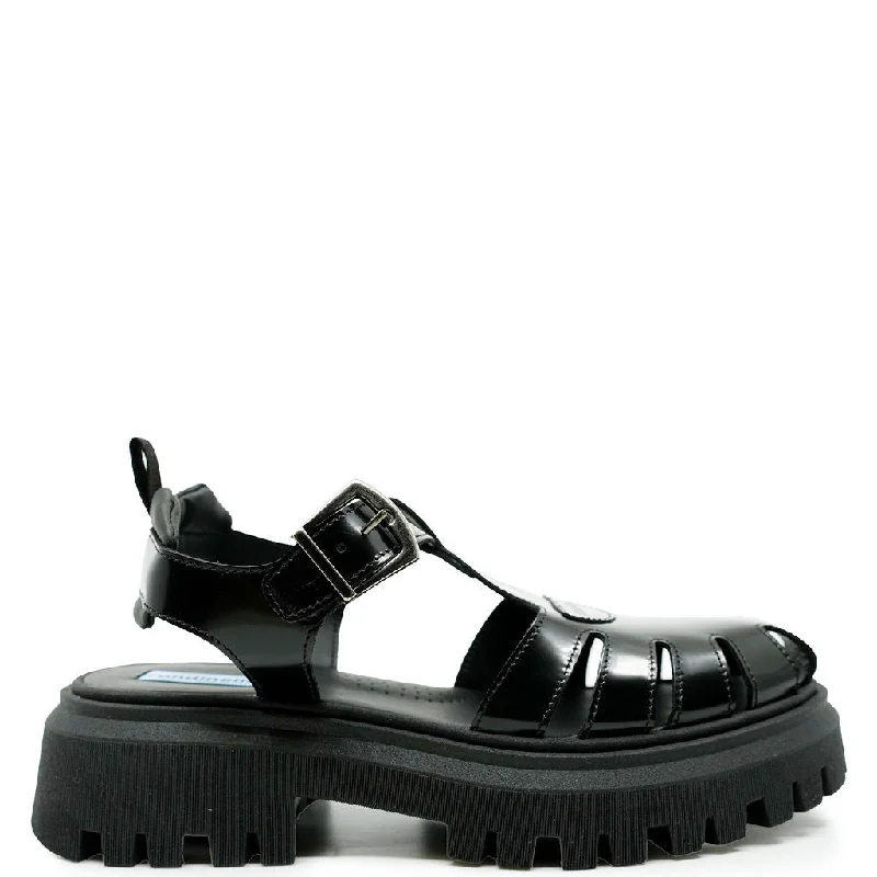 Rondinella Black Gladiator Chunky Sandal