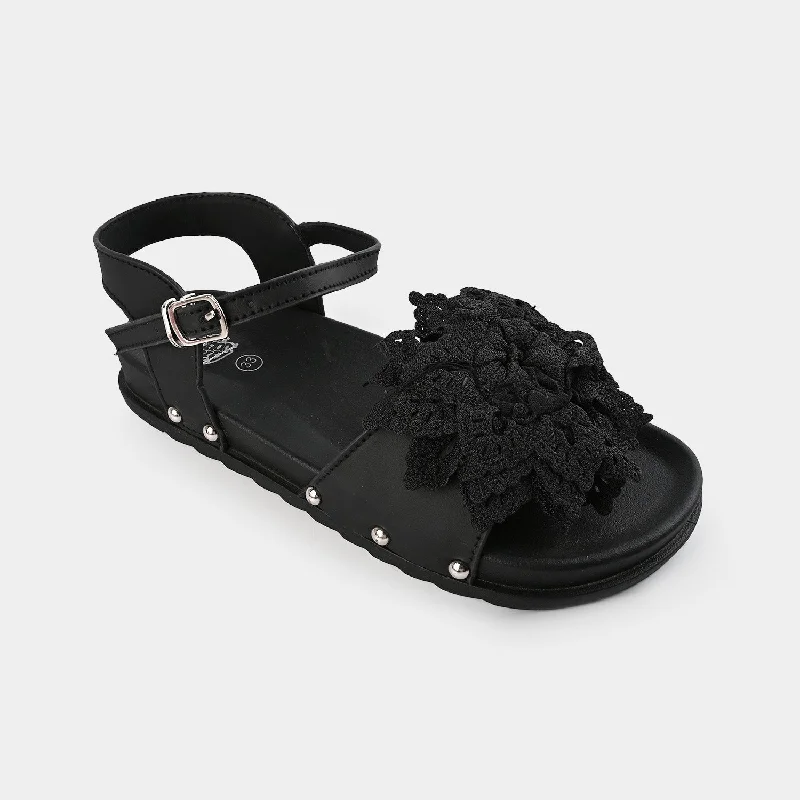 Teens Girls Sandal SA-36-BLACK