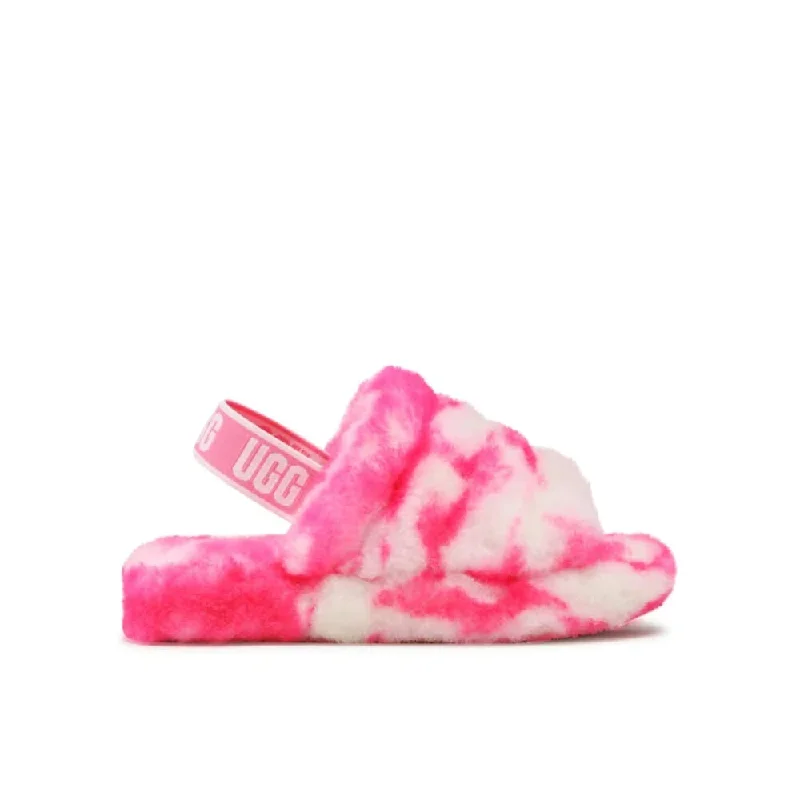 UGG Fluff Yeah Slide Marble Pink  1123636K-PRSPK Grade-School