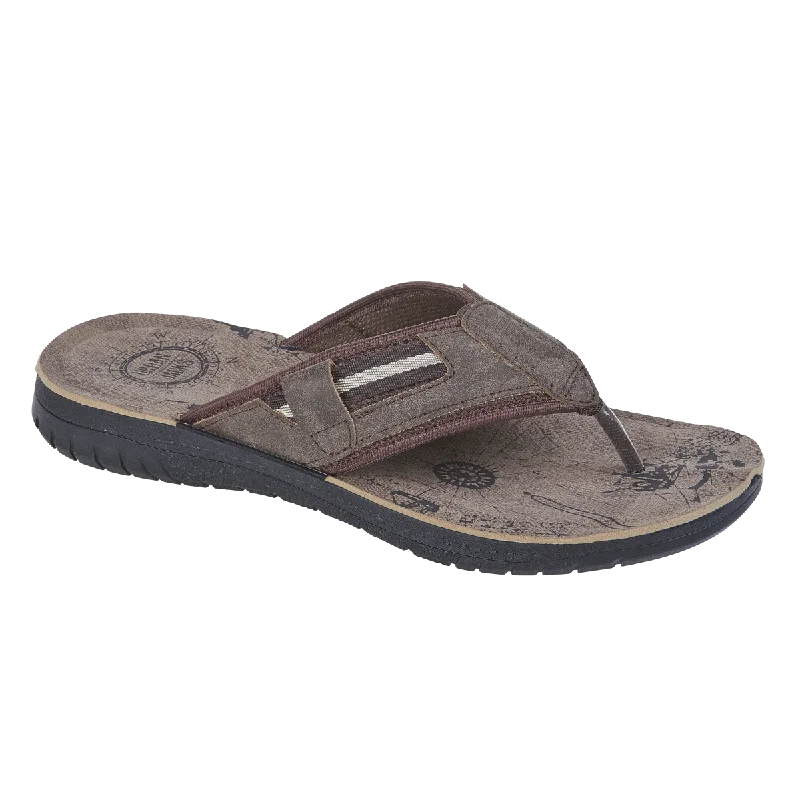 Urban Jacks Sunningdale Brown Mens Sandals