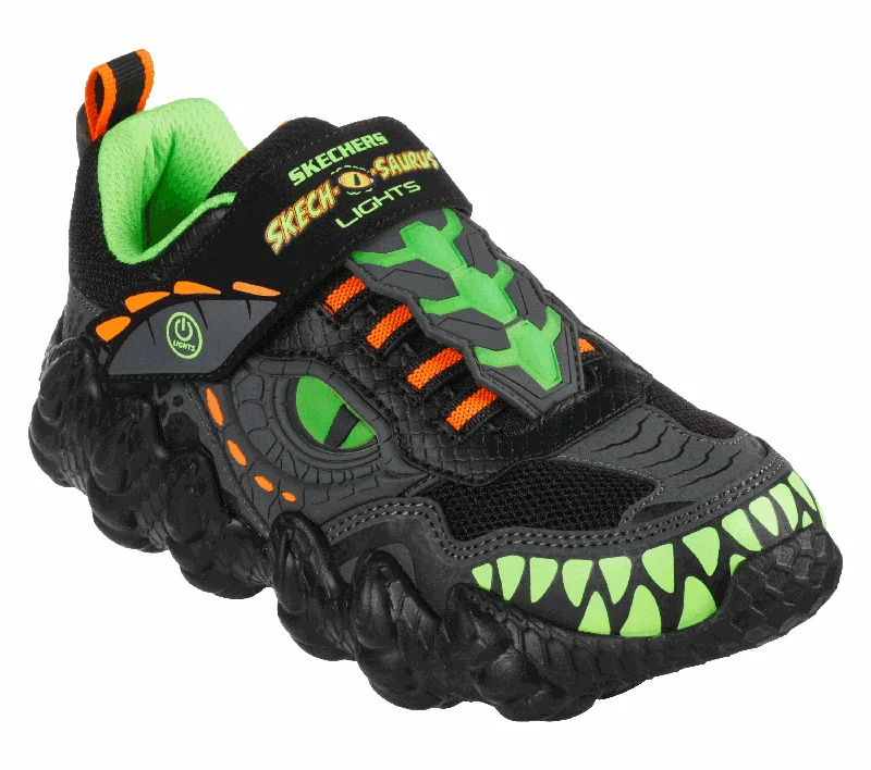 Youth Boys' Skech-O-Saurus Lights Sneaker - Dino-Tracker | Skechers