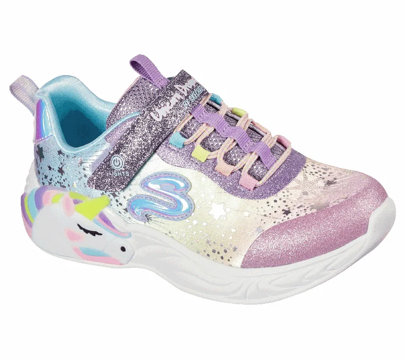 Youth Girls' S-Lights Unicorn Dreams Sneaker | Skechers