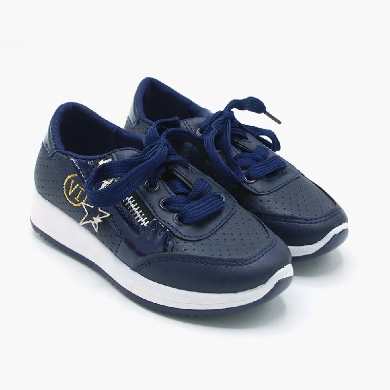 Girls Jogger - Navy Blue