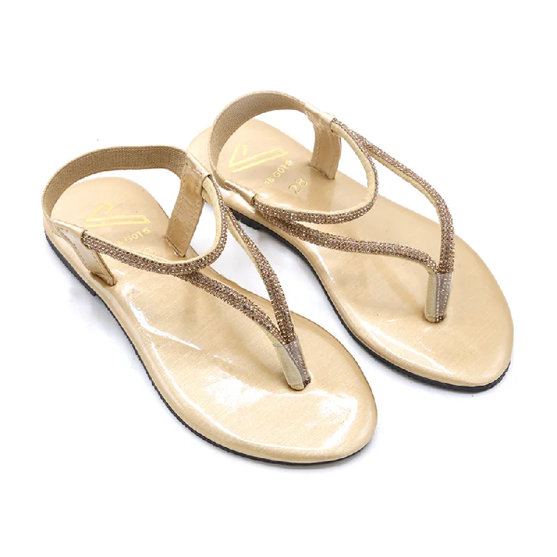 Girls Sandal - Golden