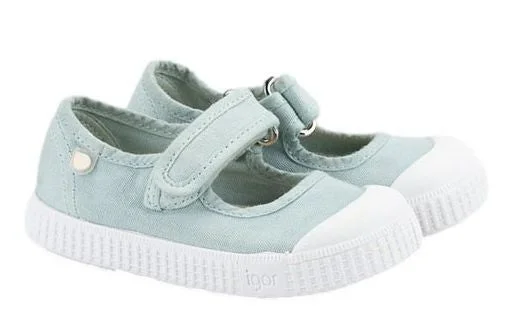 Igor Girl's Irene Mary Jane Shoes - Menta