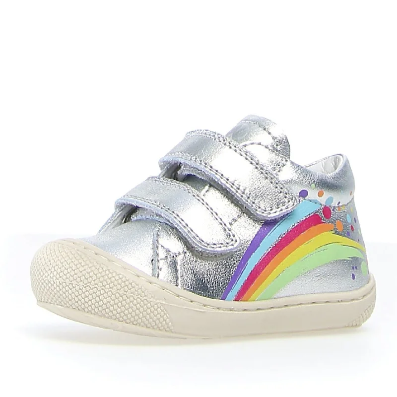 Naturino Girl's and Boy's Joy Vl Fashion Sneakers - Metallic Silver