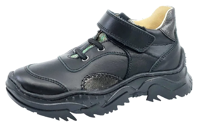 Naturino Girl's and Boy's Axel Shoes, Vitello Nero