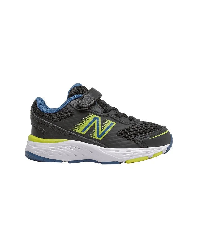 New Balance Kids 680 Leather & Mesh Sneaker