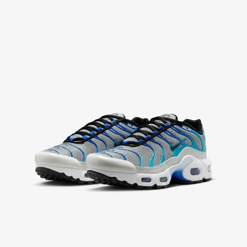 Nike Air Max Plus CD0609-019 (GS) Youth Gray Blue Low Top Running Shoes NR5627