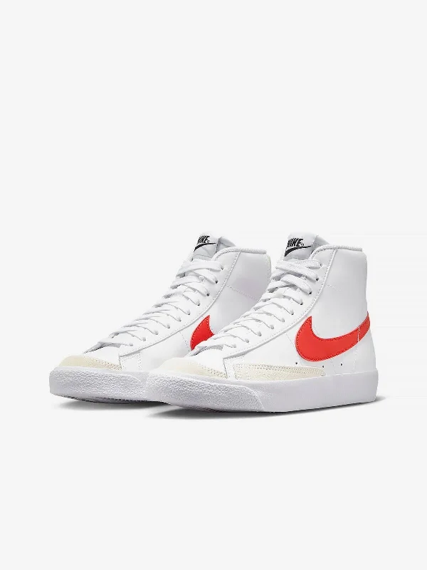 Nike Blazer Mid '77 (GS) DA4086-110 Kids White Leather Basketball Shoes NR6180