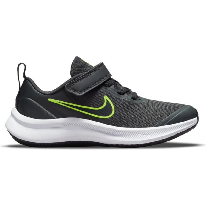 Nike Smoke Grey/Black Star Runner 3 Children’s Sneaker