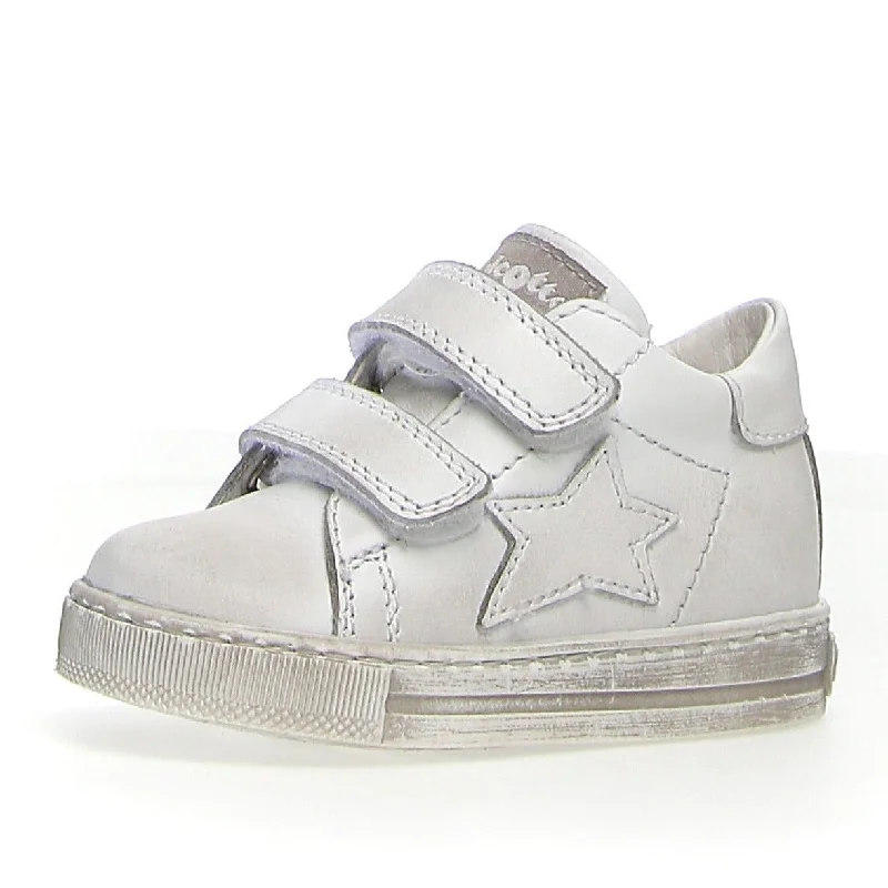 Falcotto Boy's and Girl's Sasha Vl Calf Fashion Sneakers - White